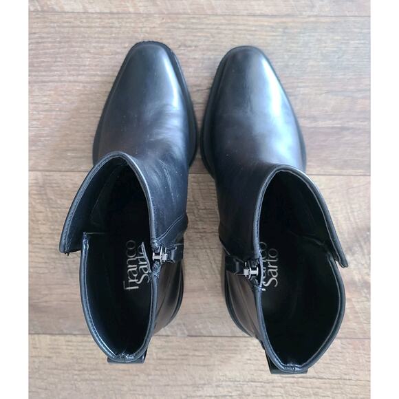 Franco Sarto Black Ankle Boots - Picture 11 of 12